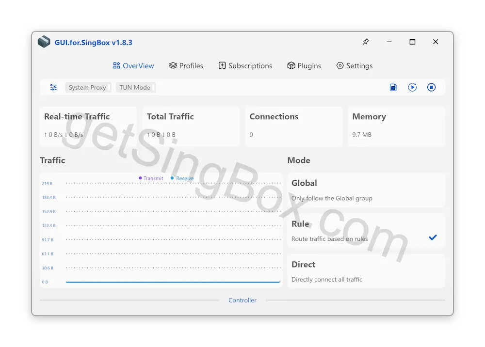 GUI for SingBox Start Proxy Service