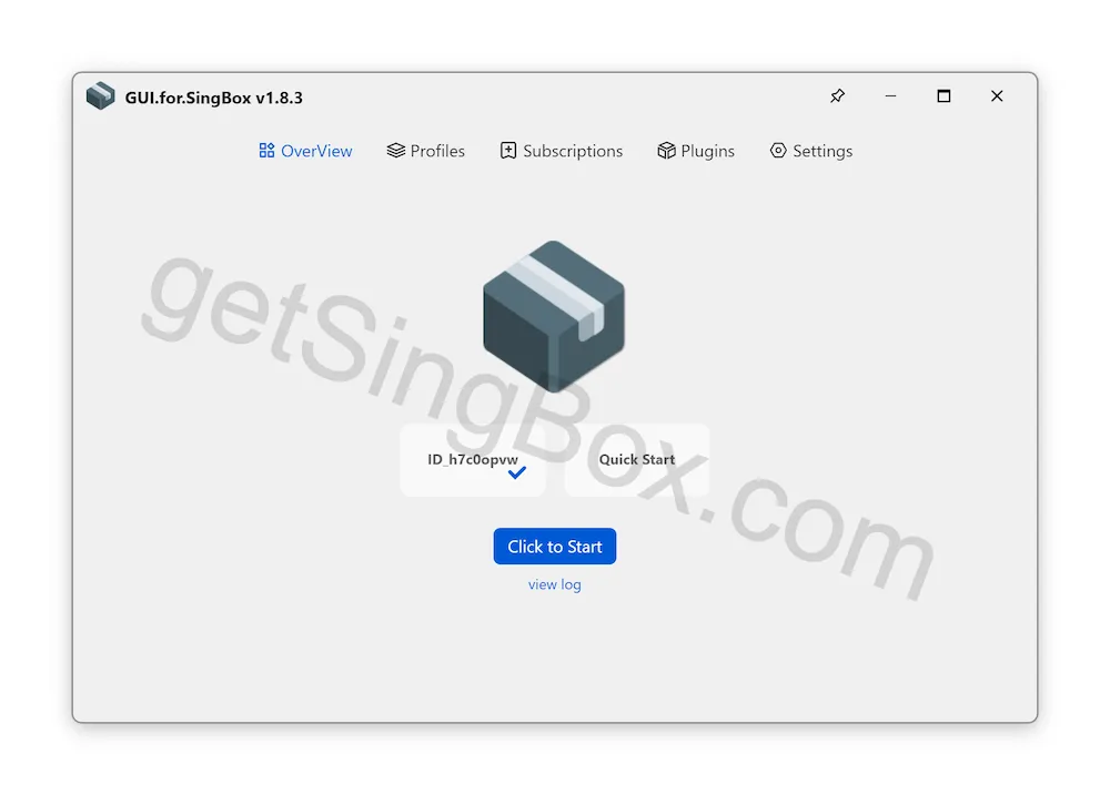 GUI for SingBox Subscription Added Successfully